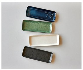 Taca do serwowania ceramiczna 14x38 cm Gastro Dark Blue/Black – Bitz