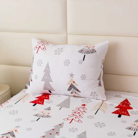 PrzytulneMieszkanie.pl PrzytulneMieszkanie.pl Pościel z mikrofibry JINGLE biała Rozmiar pościeli: 70 x 90 cm | 140 x 220 cm