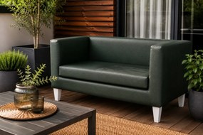 Sofa Monaco : Kolor nogi - Biała, Kolor tkaniny - EKO-SKÓRA - 6D, Typ tkaniny - Eko-skóra , Wysokość nogi - 15 cm