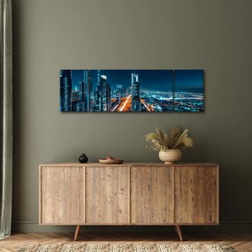 Obraz  - Noc w Dubaju (170x50 cm)