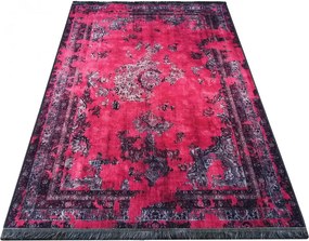 Czerwony dywan w stylu vintage P5-E18
