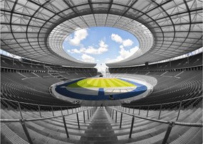 Obraz na szkle - stadion piłkarski (70x50 cm)