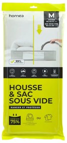 Plastikowy próżniowy pojemnik pod łóżko 60x45x15 cm – Homéa