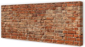 Obraz drukowany na płótnie Postarzana Ściana Z Cegły