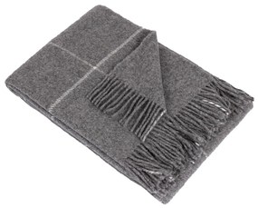 Pled Zelandia 140x200cm check grey