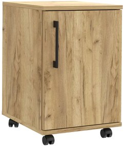 Biurowy kontener z 2 półkami pod biurko dąb craft N5-A56