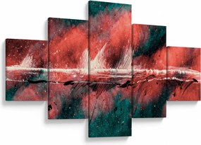 Obraz - Wybuch nafty (125x70 cm)