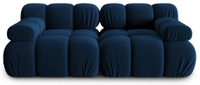 Niebieska aksamitna sofa 188 cm Bellis – Micadoni Home