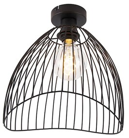Designerska lampa sufitowa czarna 29 cm - Pua