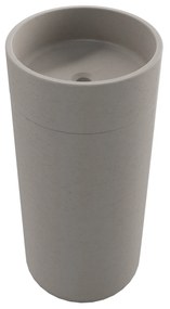 Umywalka betonowa wolostojąca bez otworu na baterię DELIS | Różne kolory : Kolor - Cappuccino