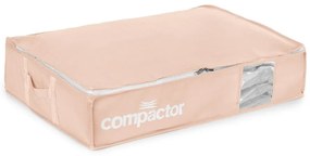 Plastikowy pojemnik próżniowy pod łóżko 65x45x15,5 cm Pink Edition – Compactor