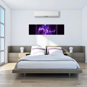 Abstrakcyjny obraz bąbelków (170x50 cm)