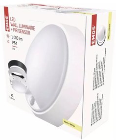 Lampa sufitowa LED z czujnikiem ruchu w kolorze matowej czerni Zuri – EMOS