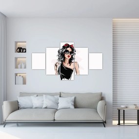 Obraz - Modna kobieta (125x70 cm)