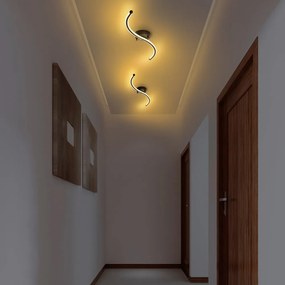 Czarna lampa sufitowa LED 10x67 cm Yilan – Opviq lights