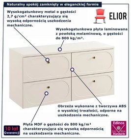 Kaszmirowa szafka łazienkowa z szufladami  W4-A29