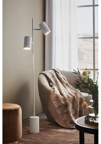 Biała lampa stojąca Twin – Markslöjd