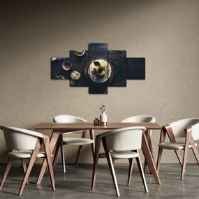 Obraz deseru na stole (125x70 cm)
