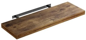Casaria Półka ścienna FIGO+ z konsolą, 70cm, ciemny dąb