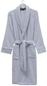 Modalowy unisex szlafrok DELUXE Jasnoniebieski XXL
