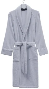 Modalowy unisex szlafrok DELUXE M Jasnoniebieski