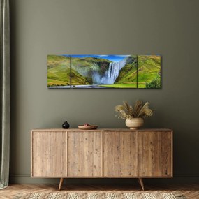 Obraz - Wodospad Seljalandsfoss (170x50 cm)