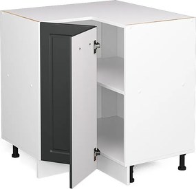 Szafka narożna antracytowy domek wiejski 75.6x60x81.6 r-line