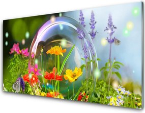 Szkło do Kuchni na Ścianę Pastelowy Ogród Botaniczny