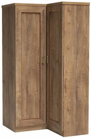 Szafa narożna dąb lefkas 190 cm - Lorines