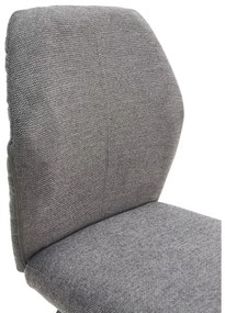 Ciemnoszare hokery zestaw 4 szt. 65 cm Bei – Marckeric