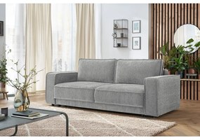 Jasnoszara sofa rozkładana Emile – Bobochic Paris