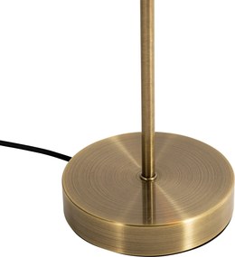 Nowoczesna lampa stołowa brązowa - Facil