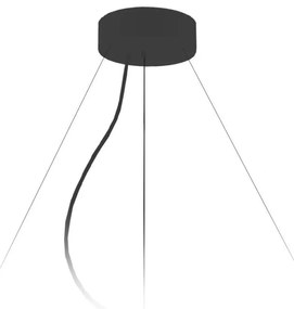 Złota lampa wisząca z okrągłym abażurem 100 cm - EX326-Portona