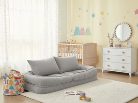 PROMOCJA Relaksacyjny fotel regulowany LAZY SOFA, szary II klasa jakości