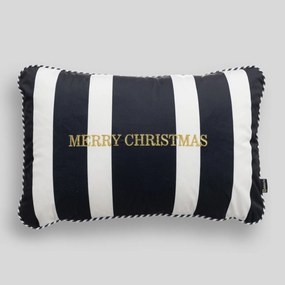 Poszewka na poduszkę Black &amp; White Noel 60x40 cm