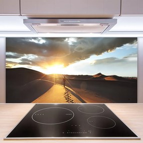 Szkło do Kuchni na Ścianę Bezkres Piaszczystej Pustyni