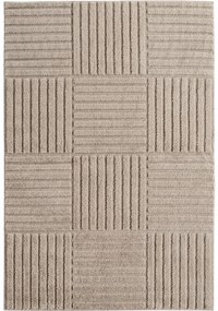 Dywan nowoczesny Art 3D Kwadraty beżowy 140 cm x 200 cm