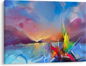 Obraz - Zachód słońca (70x50 cm)