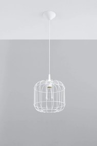 Lampa wisząca loft E842-Celto - biały