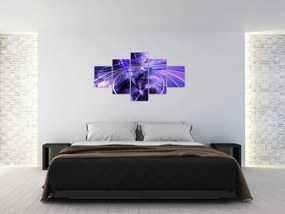 Obraz abstrakcji technicznej (125x70 cm)