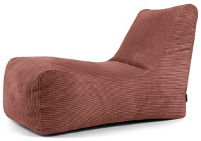 Ceglasty sztruksowy worek do siedzenia Lounge – SLOWDOWN