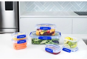 Zestaw 6 wodoszczelnych pojemników na żywność KLIP IT PLUS, 2x180 ml, 2x400 ml, 1x1 l i 1x2,2 l