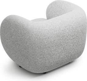 Jasnoszary fotel Kate – Micadoni