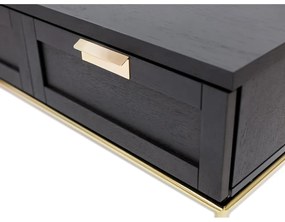Czarna komoda Woodman Pimlico Lowboard