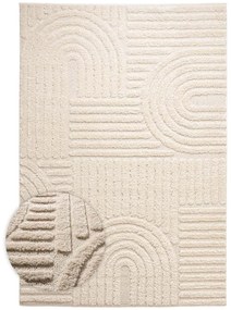 Dywan nowoczesny 3D Arc kremowy 100 cm x 200 cm