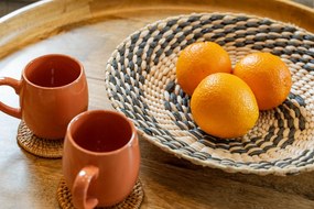 Kubki ceramiczne ALICANTE, 2 sztuki, 300 ml + podstawki
