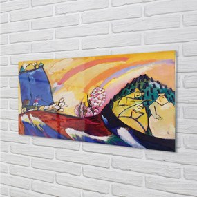 Obraz na szkle Painting with Troika - Wassily Kandinsky