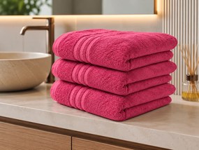 Ręcznik kąpielowy Classic 70 x 140 cm purpurowy, 100% bawełna
