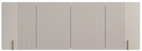 Komoda Malmi 200 cm wisząca - kaszmir / crema bianca / złoty