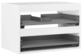 Mexen Box-A korpus szafki podumywalkowej 70 cm, 2 szuflady, biały mat - 91AX0-0700-470-2-01
